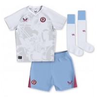 Echipament fotbal Aston Villa Moussa Diaby #19 Tricou Deplasare 2023-24 pentru copii maneca scurta (+ Pantaloni scurti)